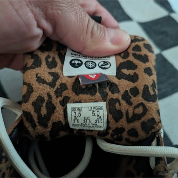 Vans UltraRange Exo Mte 1 High Women 5 Brown White Leopard UltraCush GF 112025 - Picture 12 of 14